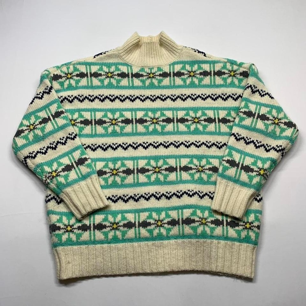 American Eagle‎ Fair Isle Acrylic Knit Sweater Size Small